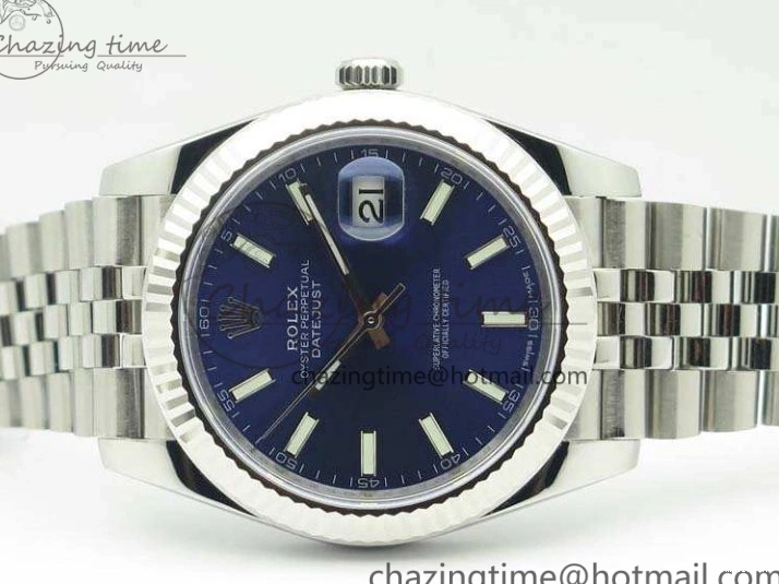 Stick Blue On Best 1:1 126334 REF SS DateJust Version Bracelet Markers New Jubilee A3235 Dial Edition 0301